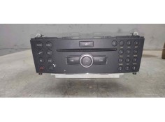 Recambio de sistema audio / radio cd para mercedes-benz clase c (w204) berlina 1.6 cat referencia OEM IAM A2048709889  