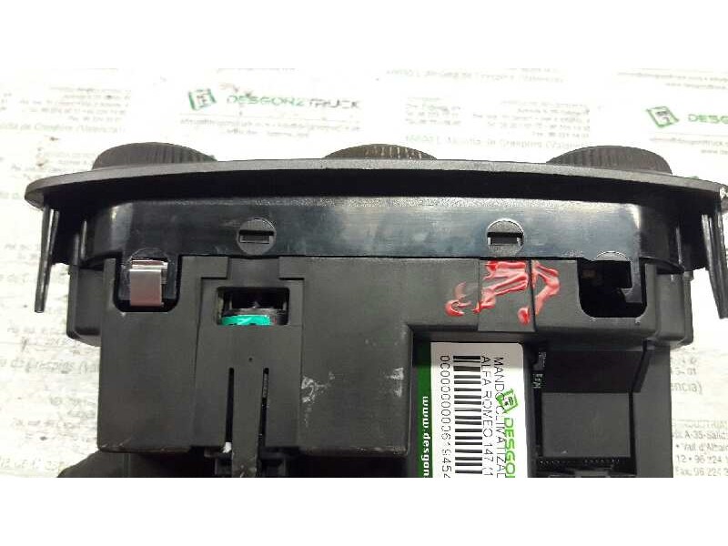 Recambio de mando climatizador para alfa romeo 147 (190) 1.9 jtd 120 collezione referencia OEM IAM 01560513720  