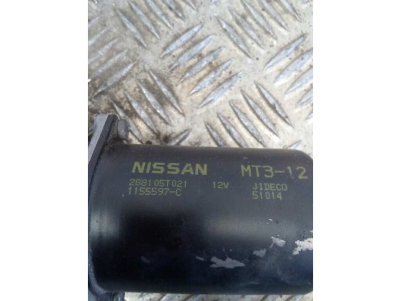 Recambio de motor limpia delantero para nissan cabstar 09.06 2.5 diesel referencia OEM IAM 288105T021  