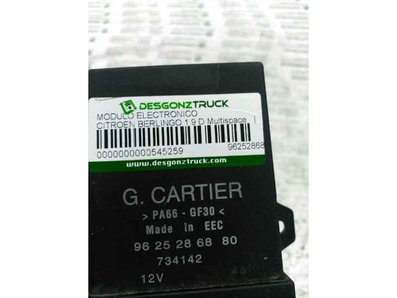 Recambio de modulo electronico para citroën berlingo 1.9 d multispace referencia OEM IAM 9625286880  