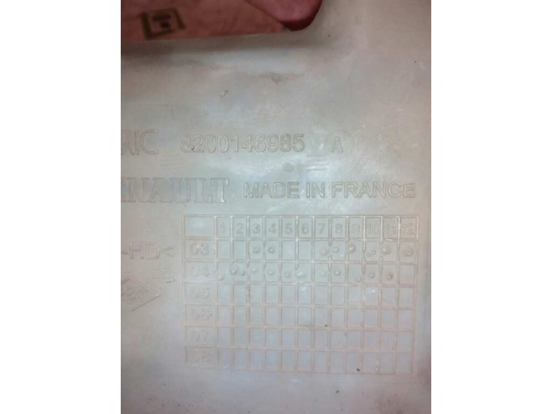 Recambio de deposito limpia para renault mascott fg 120. 35/55/65 cabina individual referencia OEM IAM 8200146985  