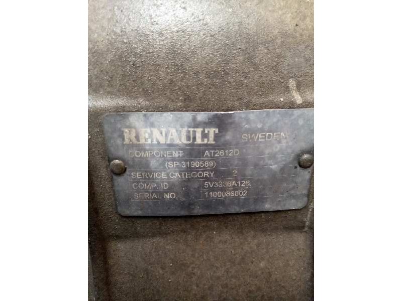 Recambio de caja cambios para renault magnum ab 2005 12.8 diesel referencia OEM IAM AT2612D 3190589 1100085802