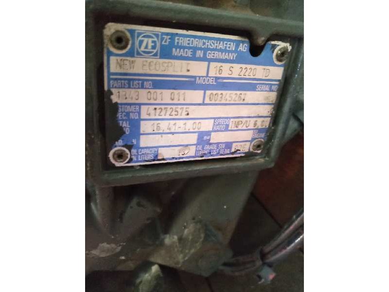 Recambio de caja cambios para iveco stralis (as) 10.3 diesel referencia OEM IAM 16S2220TD 1343001611 41272575
