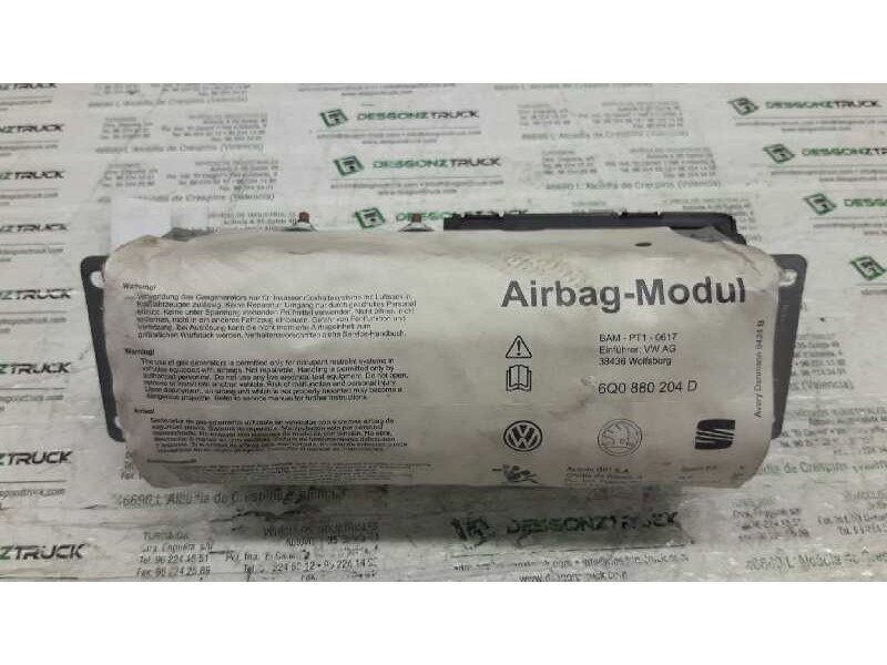 Recambio de airbag delantero derecho para seat ibiza (6l1) cool referencia OEM IAM 6Q0880204D  