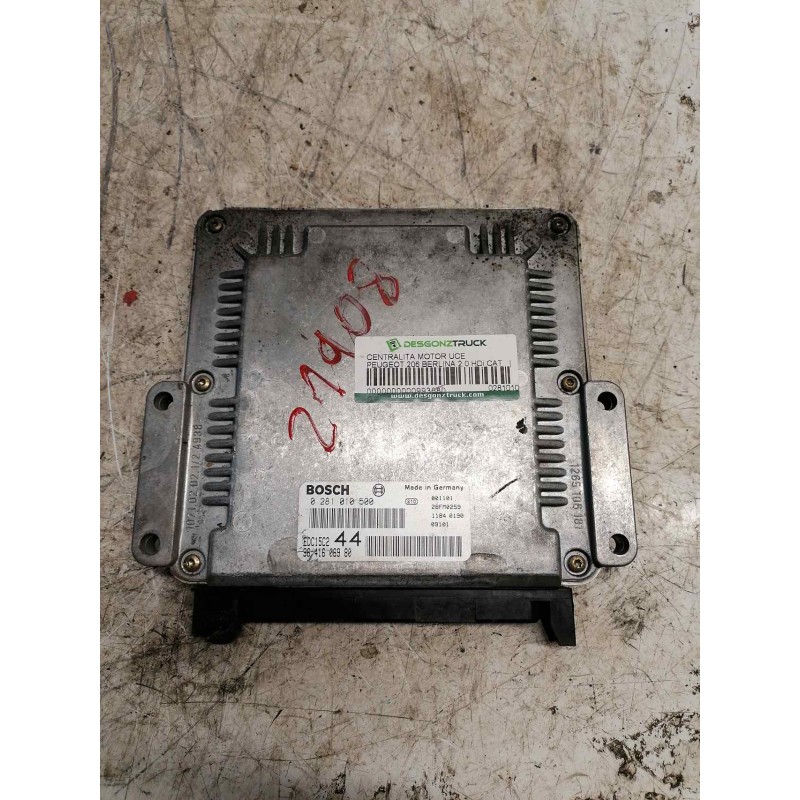 Recambio de centralita motor uce para peugeot 206 berlina 2.0 hdi cat referencia OEM IAM 0281010500 9641606980 28FM0259