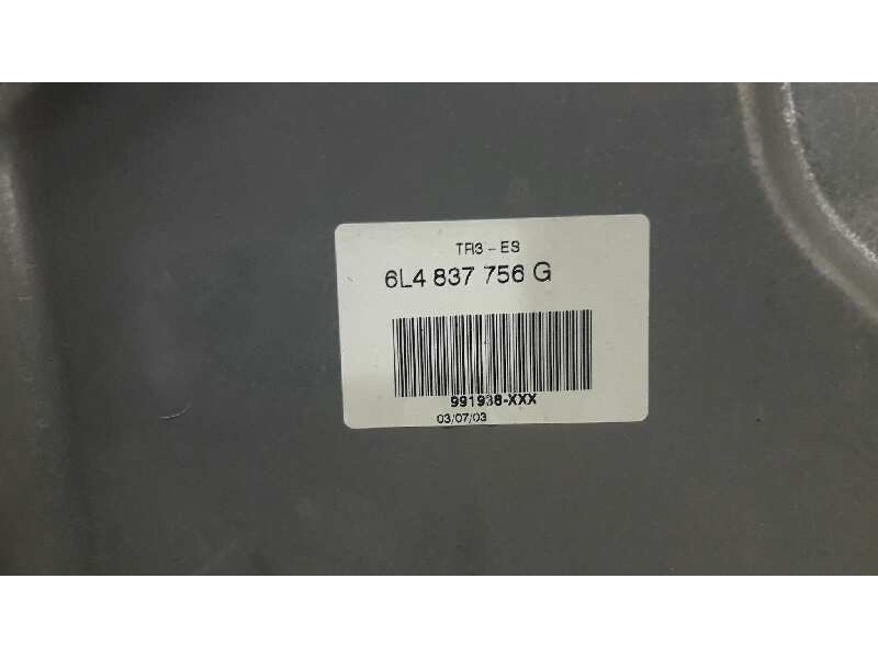 Recambio de elevalunas delantero derecho para seat ibiza (6l1) cool referencia OEM IAM 6L4837756  
