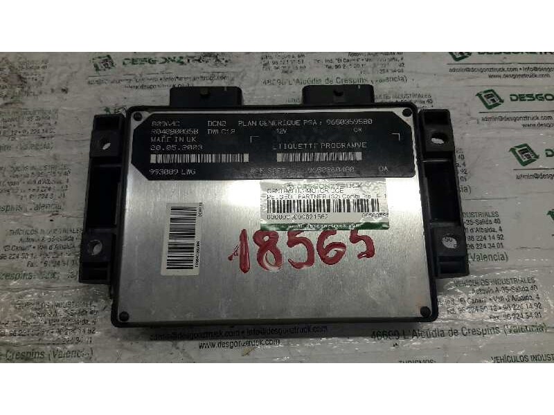 Recambio de centralita motor uce para peugeot partner (s2) combi pro referencia OEM IAM 9650359580  