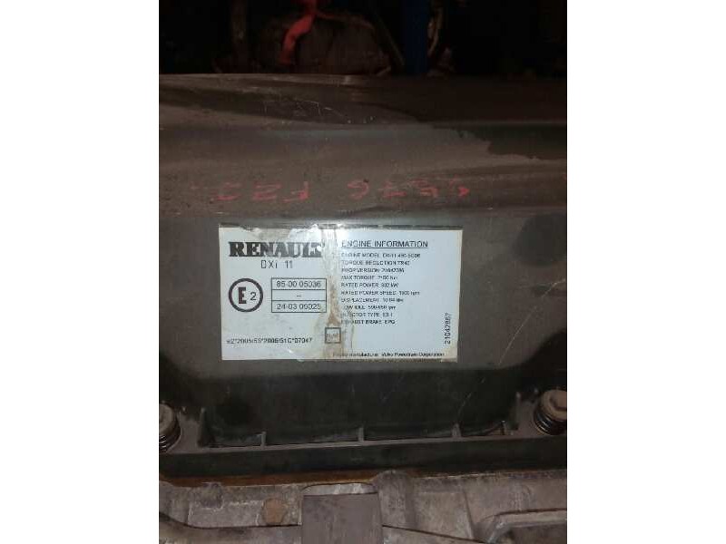 Recambio de motor completo para renault trucks premium 2 distribution 450.18d (450cv) referencia OEM IAM DXI11450-ECO6  