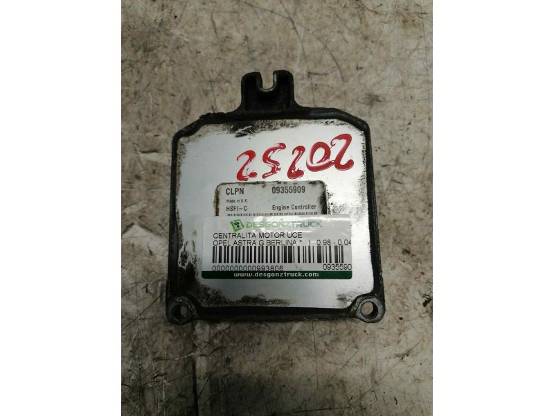 Recambio de centralita motor uce para opel astra g berlina referencia OEM IAM 09355909  