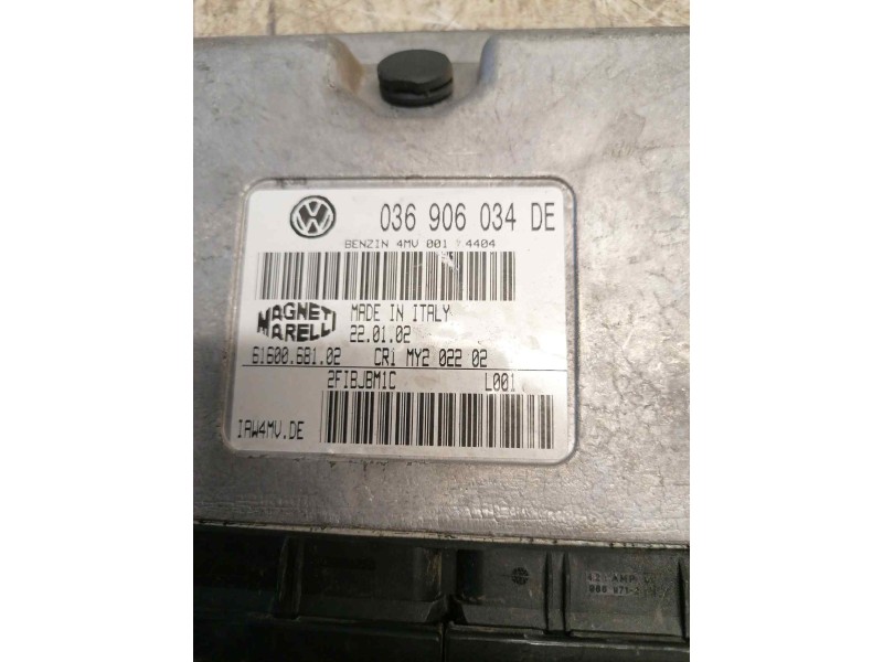 Recambio de centralita motor uce para volkswagen polo (9n1) highline referencia OEM IAM  6160068102 