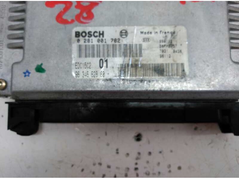 Recambio de centralita motor uce para peugeot 406 berlina (s1/s2) sl referencia OEM IAM 9634662880 0281001782 BOSCH