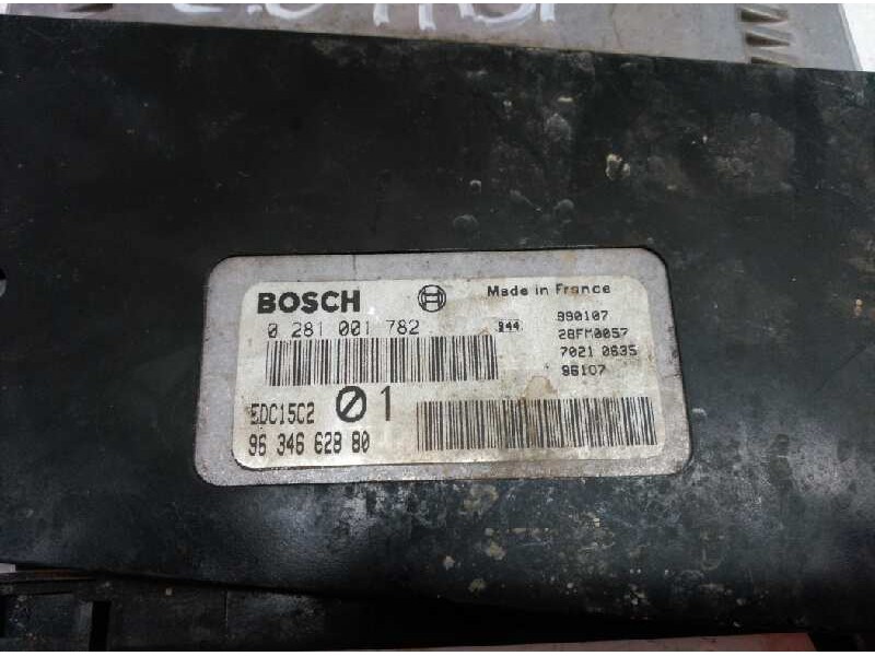 Recambio de centralita motor uce para peugeot 406 berlina (s1/s2) sl referencia OEM IAM 9634662880 0281001782 BOSCH