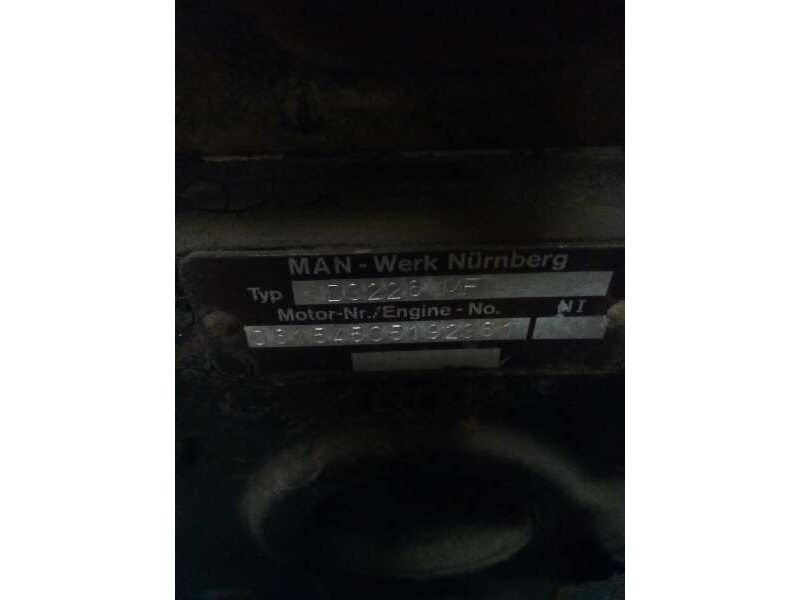 Recambio de motor completo para man trucks g 9.136 f, fl (136cv) referencia OEM IAM D0226MF 06154505192361 