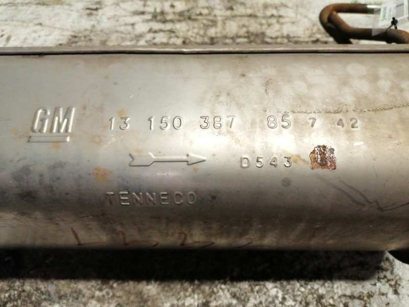 Recambio de tubo escape trasero para opel astra gtc cosmo referencia OEM IAM 13150387  