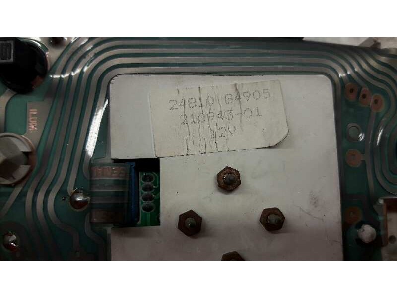 Recambio de cuadro instrumentos para nissan trade 100 caja cerrada, techo elevado referencia OEM IAM 21094301 24810 G4905