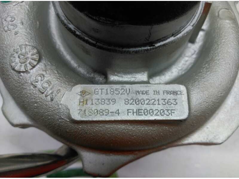 Recambio de turbocompresor para renault espace iv (jk0) dynamique referencia OEM IAM GT1852V H113839 7180894 8200221363
