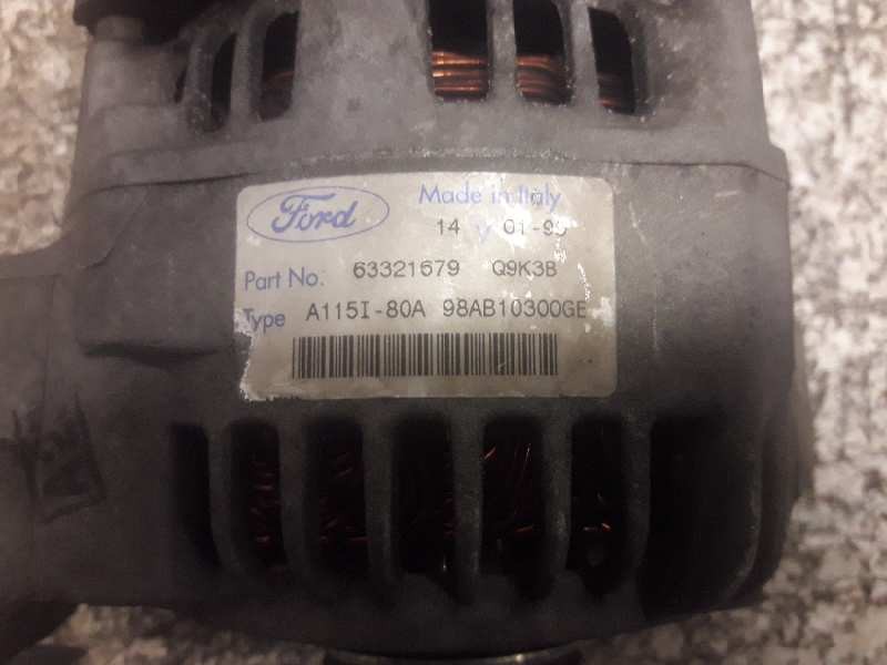 Recambio de alternador para ford focus turnier (cak) ambiente referencia OEM IAM 98AB10300GE 63321679 
