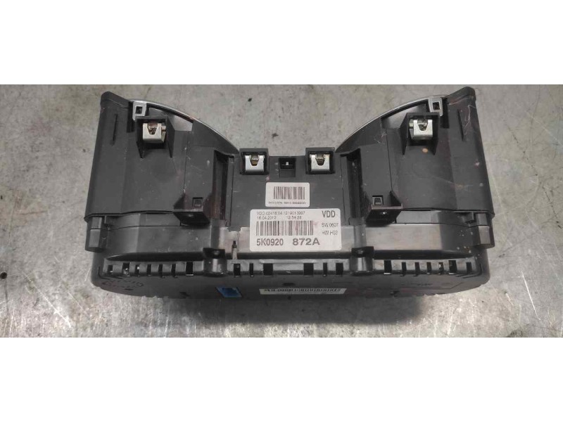 Recambio de cuadro instrumentos para volkswagen golf vi (5k1) rabbit referencia OEM IAM 5K0920872A  