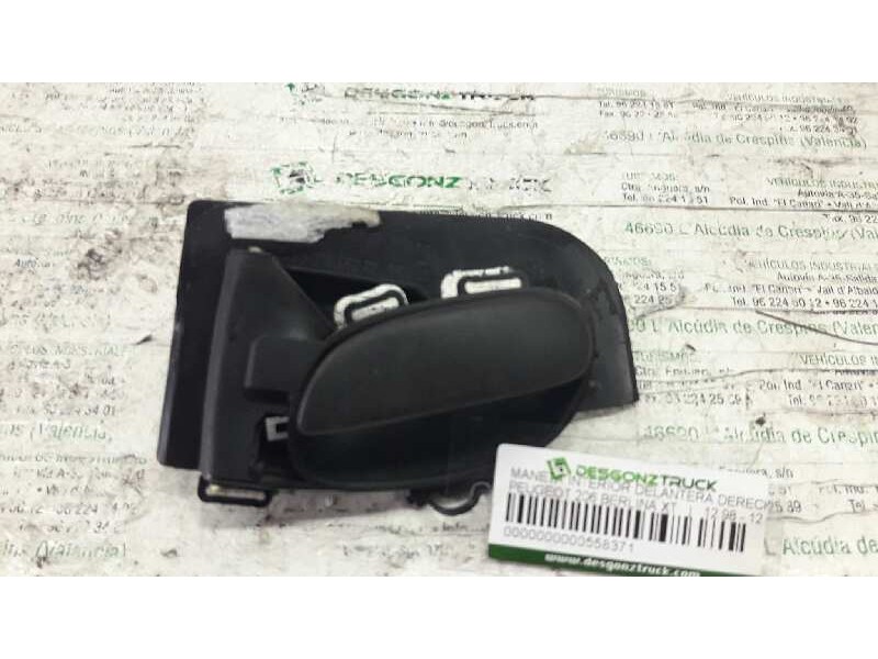 Recambio de maneta interior delantera derecha para peugeot 206 berlina xt referencia OEM IAM   