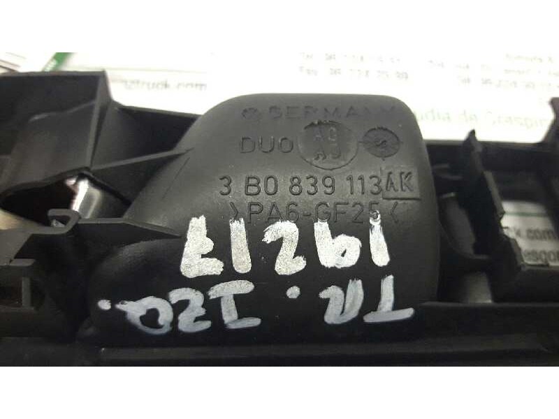 Recambio de maneta interior trasera izquierda para volkswagen passat berlina (3b2) comfortline referencia OEM IAM 3B0839113AK  