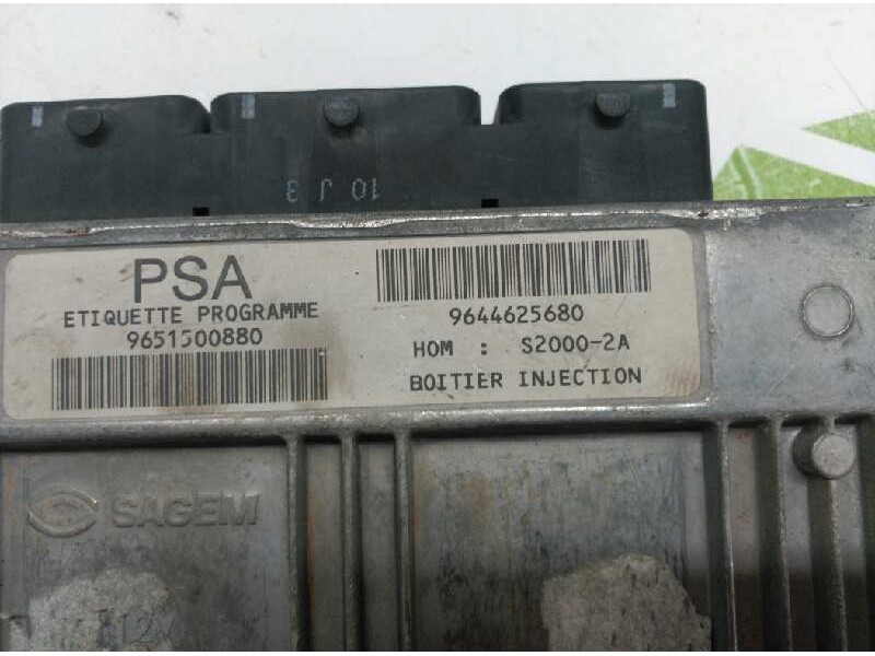 Recambio de centralita motor uce para peugeot 206 berlina e-music referencia OEM IAM 9644625680  