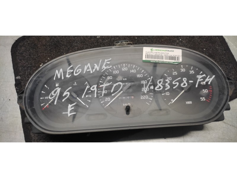 Recambio de cuadro instrumentos para renault megane i berlina hatchback (ba0) 1.9 turbodiesel referencia OEM IAM 7700839646  