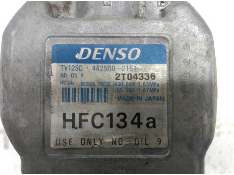 Recambio de compresor aire acondicionado para fiat bravo (182) 1.9 turbodiesel referencia OEM IAM 4425002151  