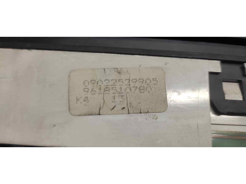 Recambio de cuadro instrumentos para citroën zx 1.6 referencia OEM IAM 9618510780  