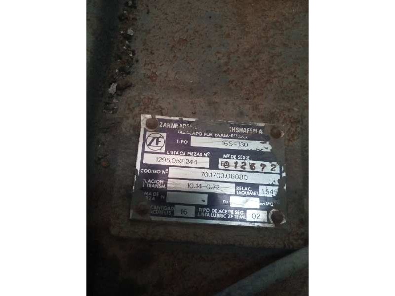 Recambio de caja cambios para pegaso trucks serie 1200 1236 referencia OEM IAM 16S130 1295052244 70170306080