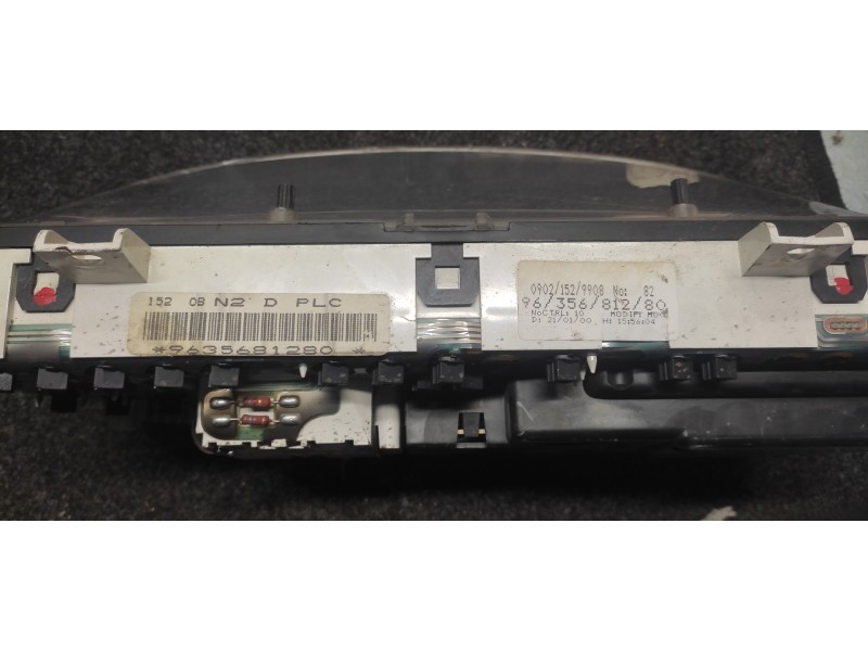 Recambio de cuadro instrumentos para peugeot partner (s2) combi pro referencia OEM IAM 09021529908  