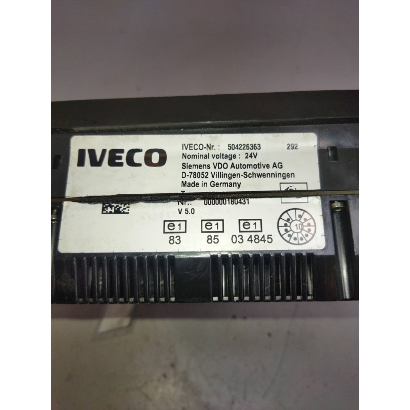 Recambio de cuadro instrumentos para iveco stralis (as) fsa t / fp lt 4x2 gran espacio referencia OEM IAM 504226363  