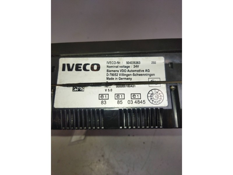 Recambio de cuadro instrumentos para iveco stralis (as) fsa t / fp lt 4x2 gran espacio referencia OEM IAM 504226363  