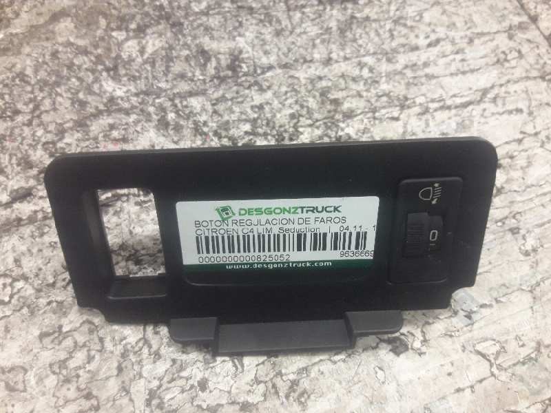 Recambio de boton regulacion de faros para citroën c4 lim. seduction referencia OEM IAM 96366692XT 3 PINS 