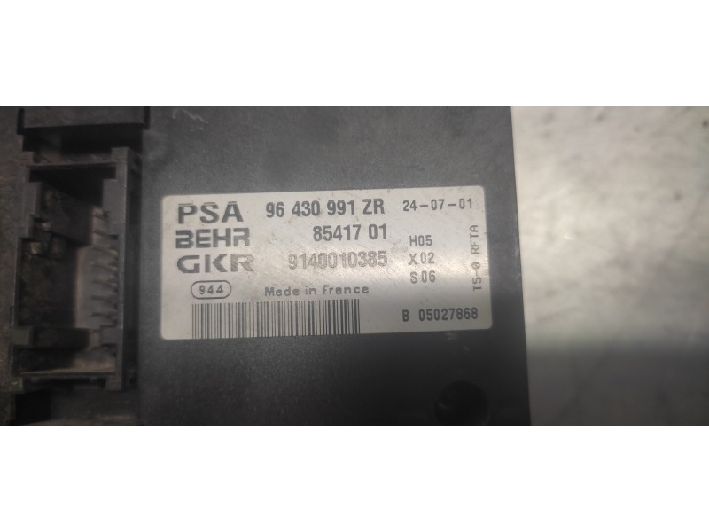 Recambio de mando climatizador para peugeot 307 (s1) 1.6 16v cat referencia OEM IAM 96430991ZR 9140010385 