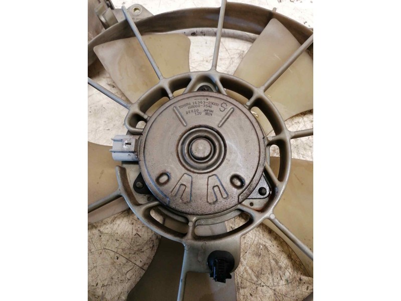 Recambio de electroventilador para toyota yaris (ncp1/nlp1/scp1) 1.3 16v cat referencia OEM IAM 1680003540 1636323020 2 PINS