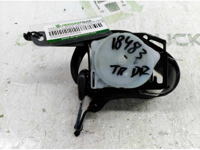 Recambio de cinturon seguridad trasero derecho para toyota avensis wagon (t25) 2.0 d-4d executive referencia OEM IAM   