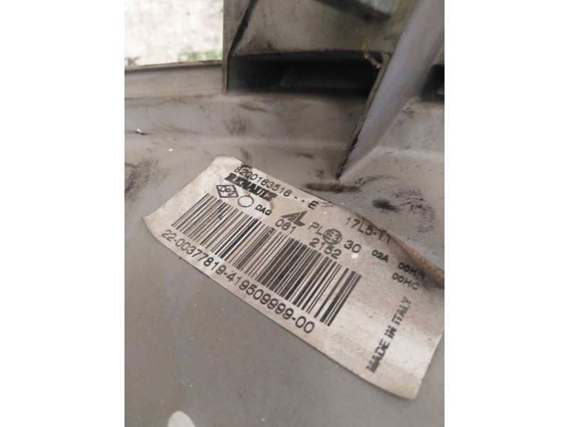 Recambio de faro izquierdo para renault mascott fg 120. 35/55/65 cabina individual referencia OEM IAM 8200163516  