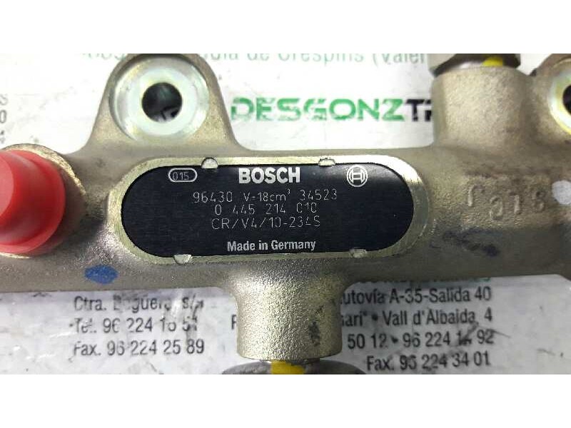 Recambio de rampa inyectora para peugeot 406 berlina (s1/s2) 2.0 hdi referencia OEM IAM 0445214010  