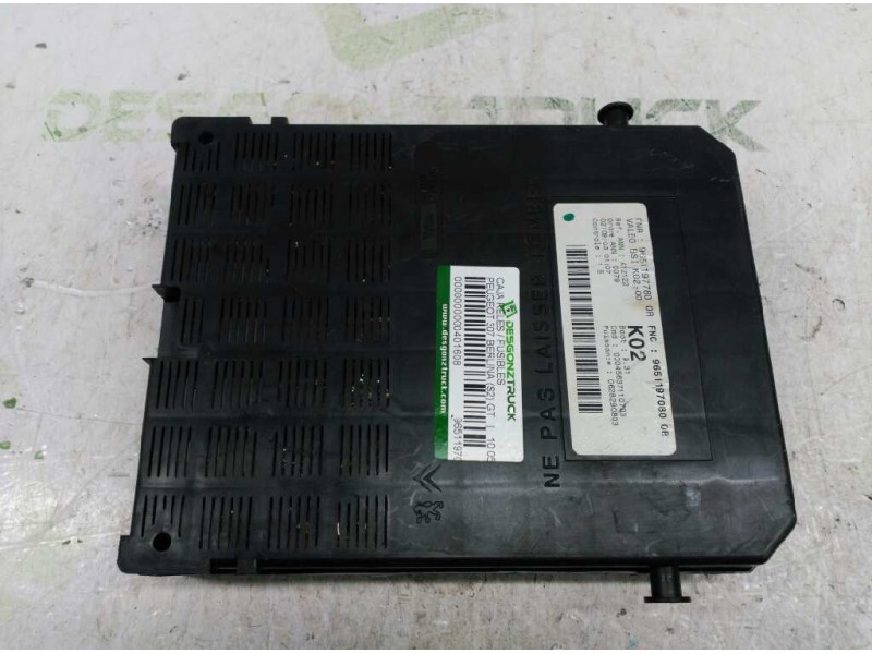 Recambio de caja reles / fusibles para peugeot 307 berlina (s2) gt referencia OEM IAM 9651197080 BSI 