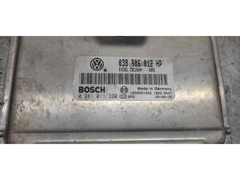 Recambio de centralita motor uce para seat ibiza (6l1) cool referencia OEM IAM 038906012HP 0281011320 1039S01942