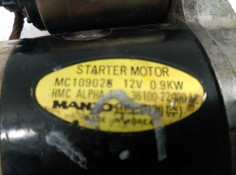 Recambio de motor arranque para hyundai accent (x3) 1.5 gs referencia OEM IAM MC109025 8 DIENTES  2