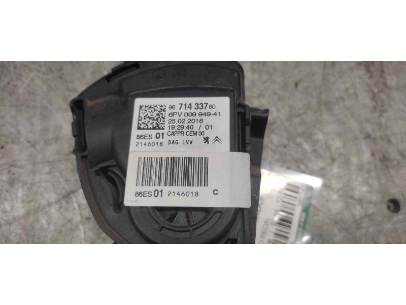 Recambio de potenciometro pedal para peugeot 208 style referencia OEM IAM 9671433780 6PV00994941 6 PINS