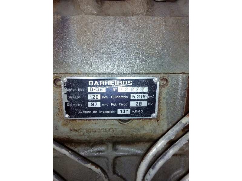 Recambio de motor completo para barreiros trucks . . referencia OEM IAM D36 02877 