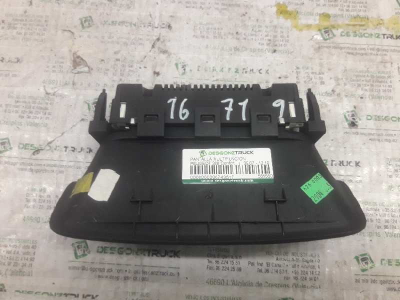 Recambio de pantalla multifuncion para peugeot 308 confort referencia OEM IAM 5555502902 9660525577 12 PINS