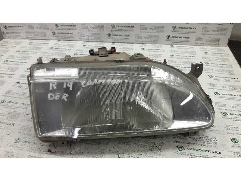 Recambio de faro derecho para renault 19 hatchback (b/c53) gtd referencia OEM IAM   