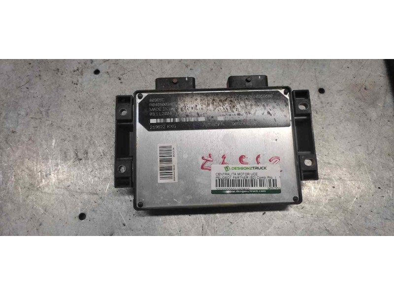 Recambio de centralita motor uce para peugeot partner (s2) combi pro referencia OEM IAM 9650359580 9650360280 