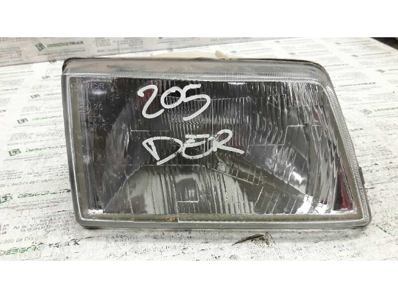 Recambio de faro derecho para peugeot 205 berlina 1.8 d generation referencia OEM IAM   