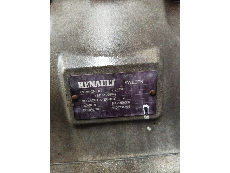 Recambio de caja cambios para renault magnum ab 2005 12.8 diesel referencia OEM IAM AT2412D 3190584 1100238195