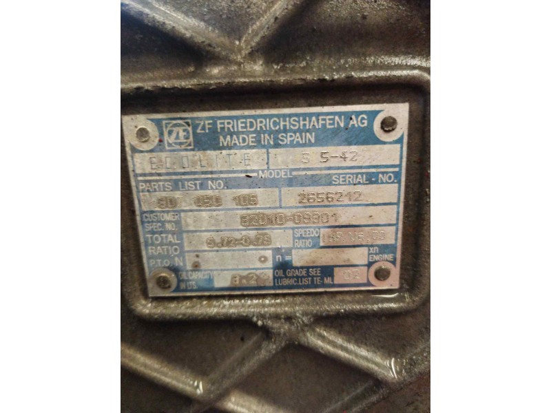 Recambio de caja cambios para nissan trucks atleon 140 referencia OEM IAM S542 1307050106 32010D8901