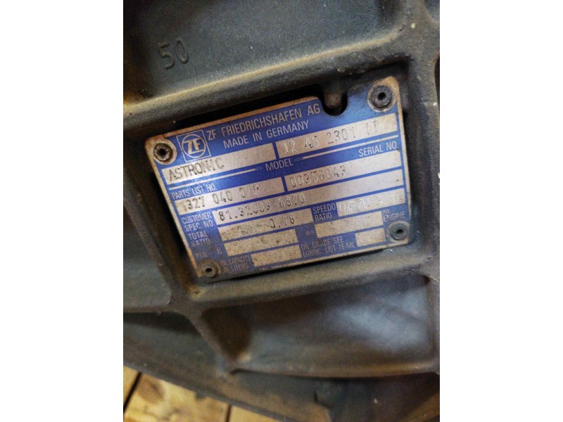 Recambio de caja cambios para man tg - a 18.xxx 12.4 diesel referencia OEM IAM 12AS2301IT 1327040079 81320036870